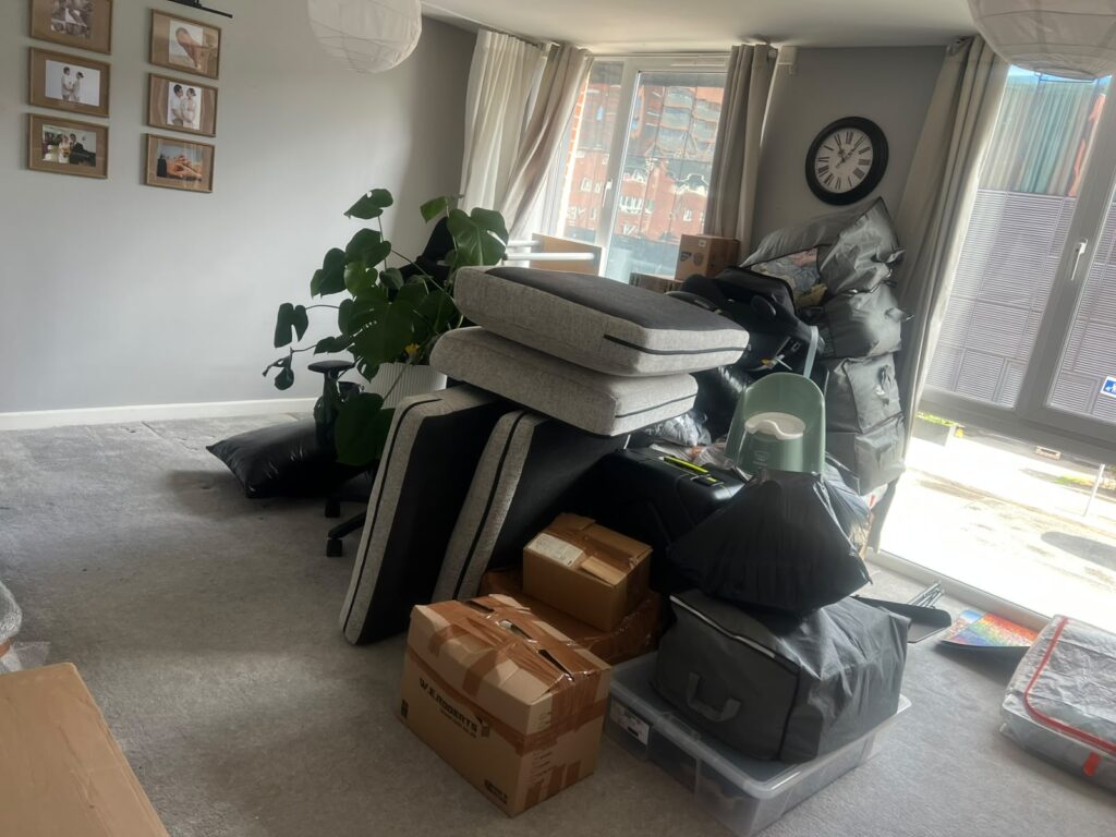 Removals Rusholme: Merit Removals team loading a van in Manchester